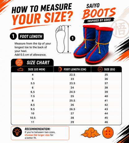 Super Saiyan Style Boots